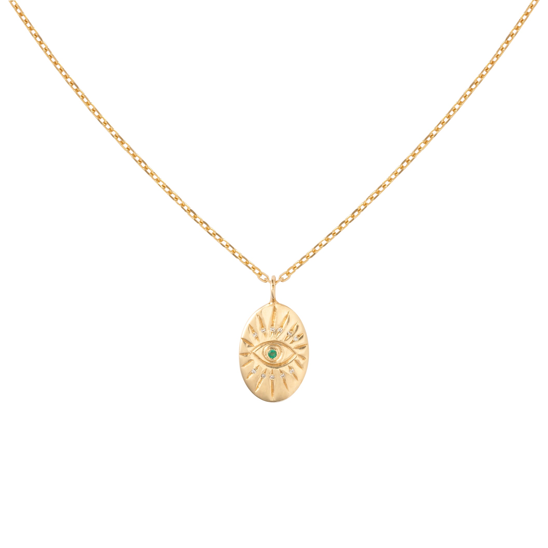 Naszyjnik Złoty Brylantowy Amulet - Anka Krystyniak