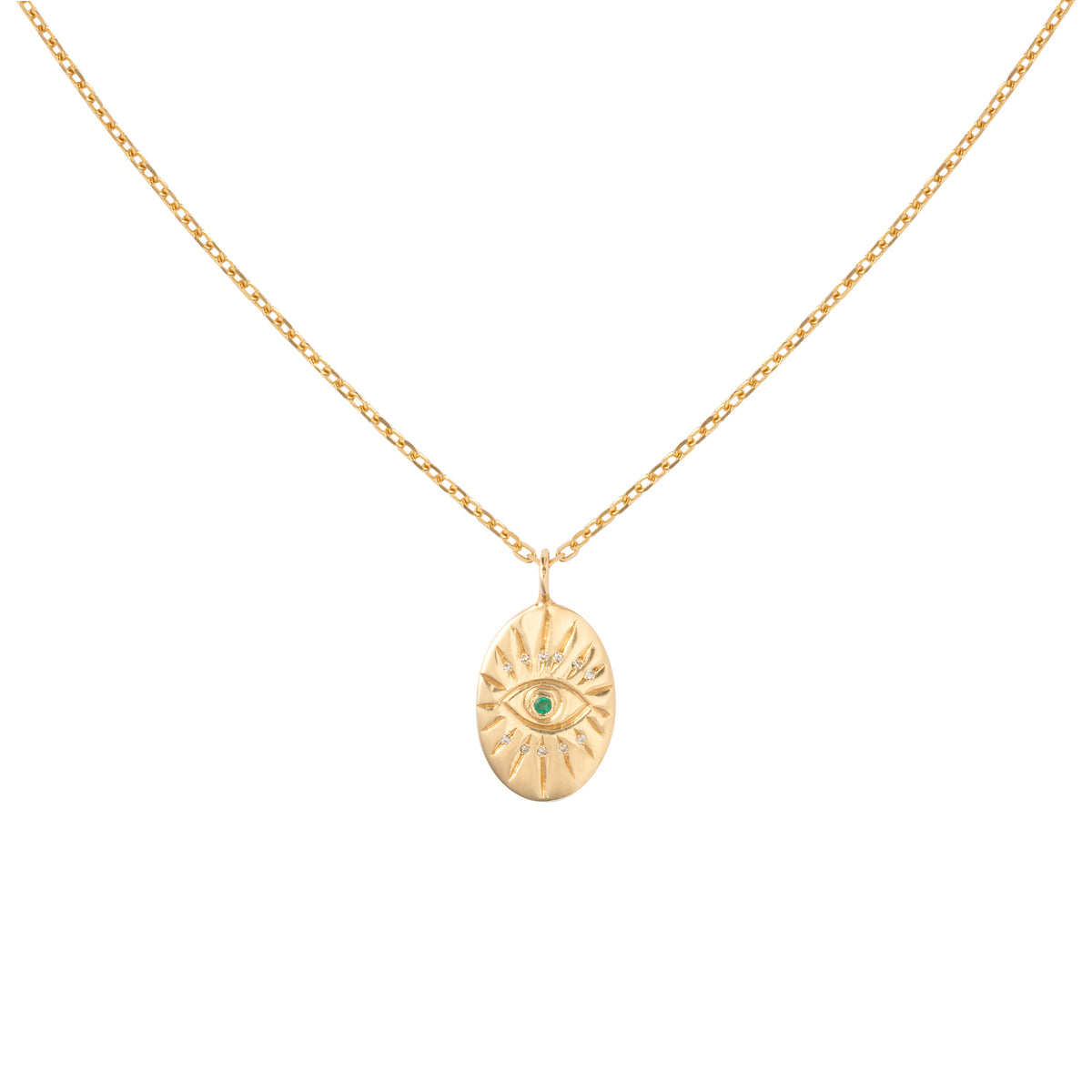 Naszyjnik Złoty Brylantowy Amulet - Anka Krystyniak