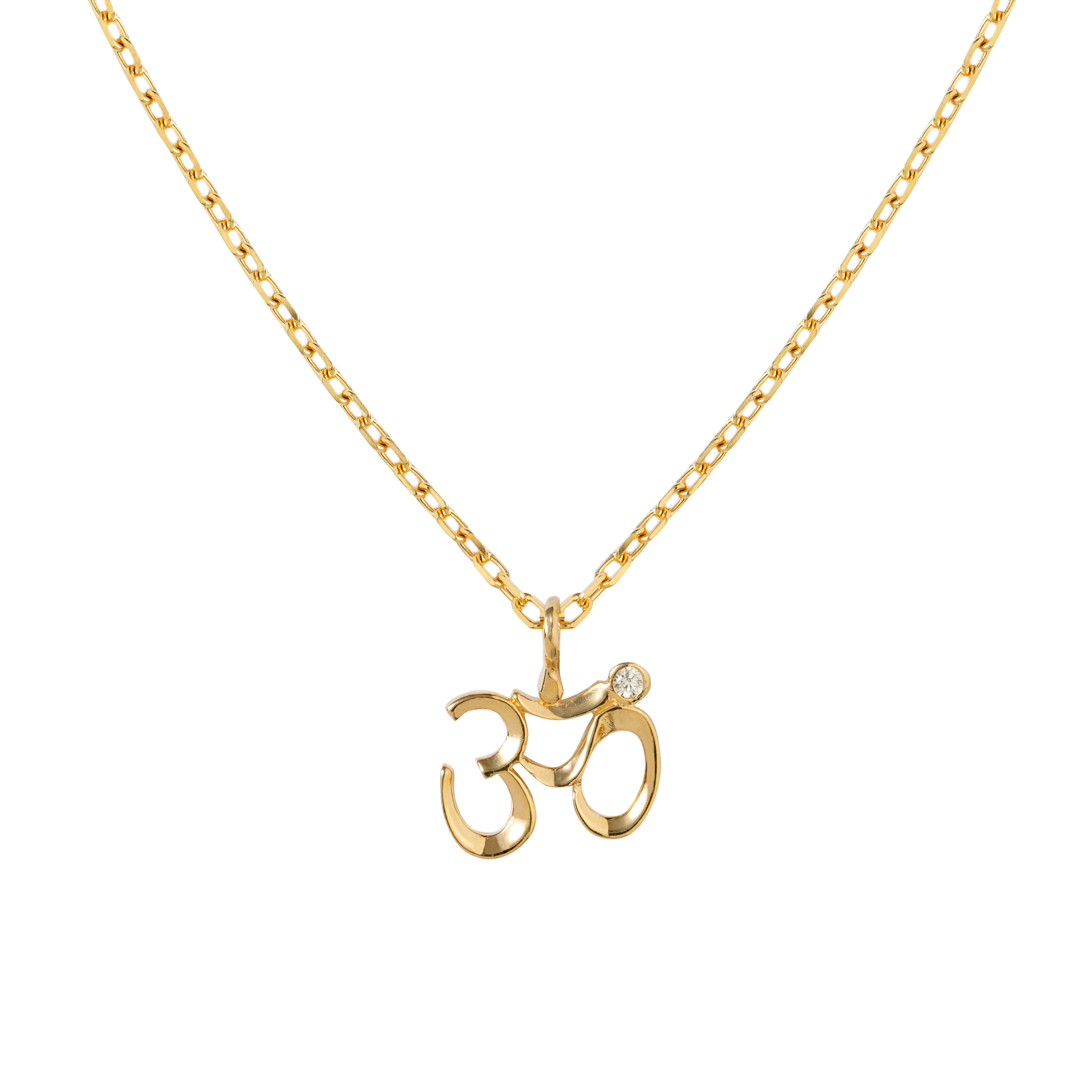 GOLD OM NECKLACE Anka Krystyniak