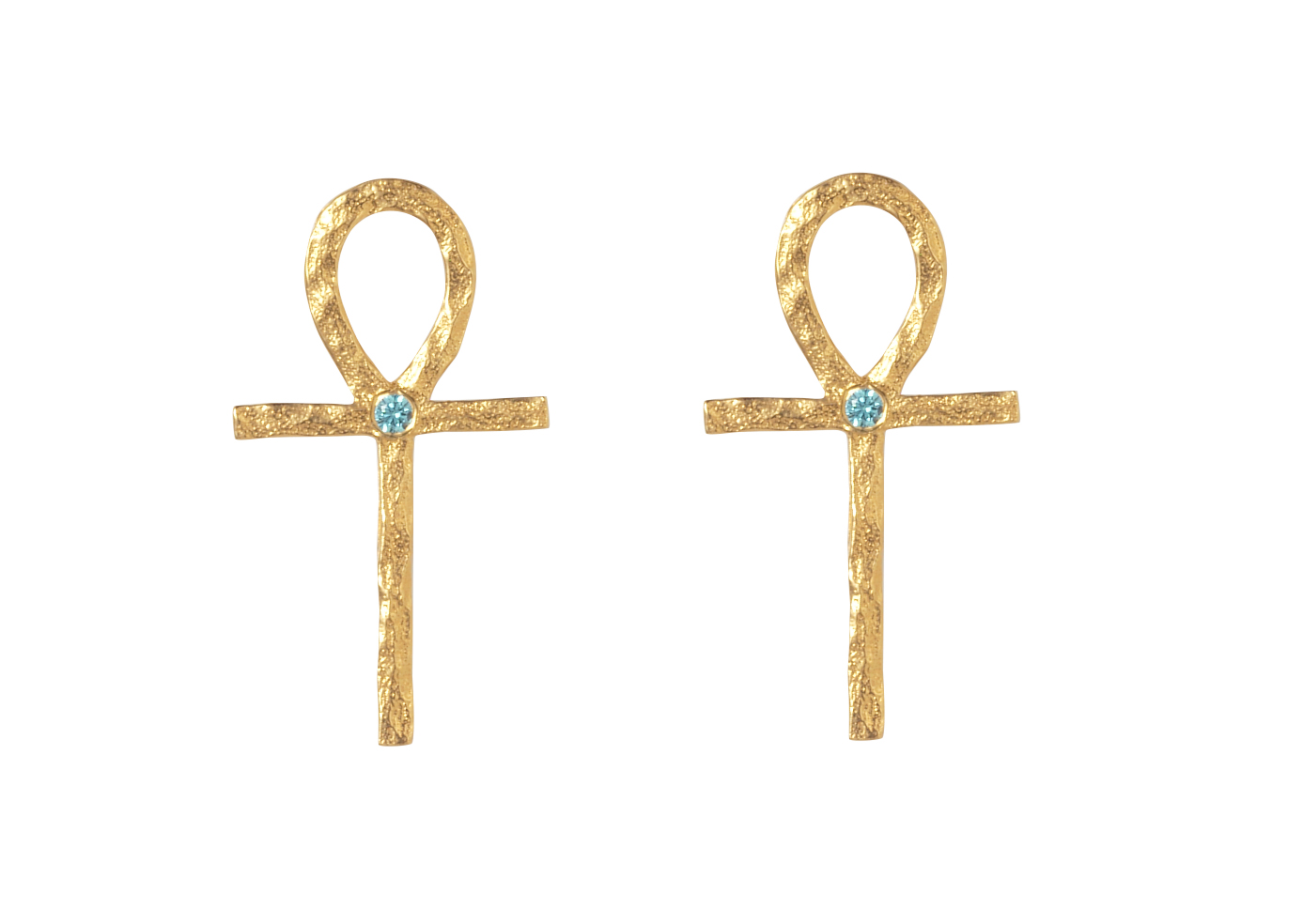 Ankh hot sale earrings studs