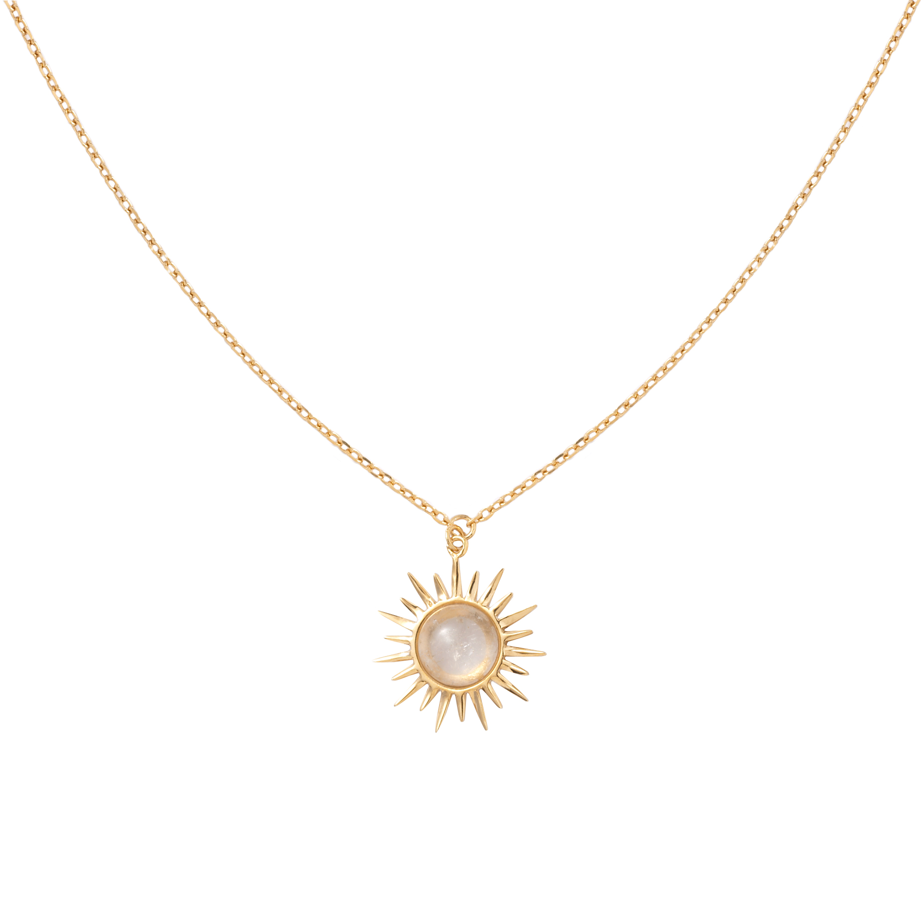 Sun with quartz necklace - Anka Krystyniak